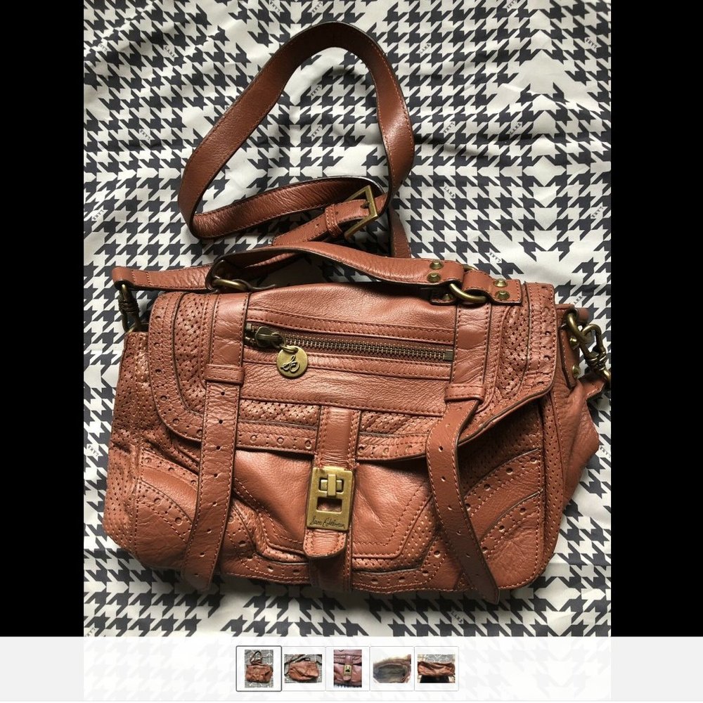 Sam Edelman Cecile Bag in Tan with Detachable Shoulder Strap